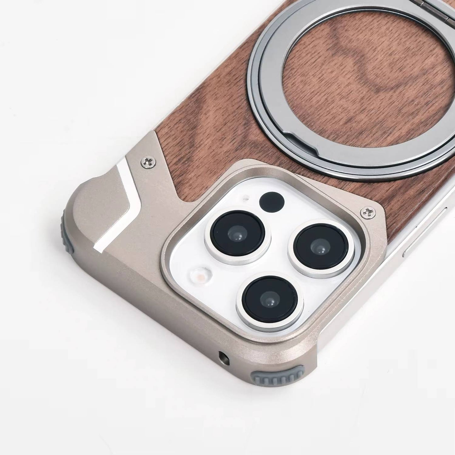Distinct Wood Metal Fusion Case - iPhone