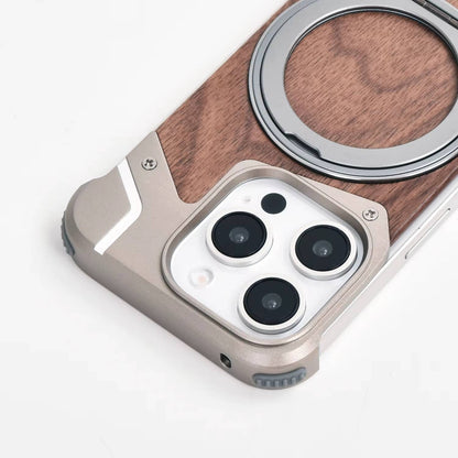 Distinct Wood Metal Fusion Case - iPhone