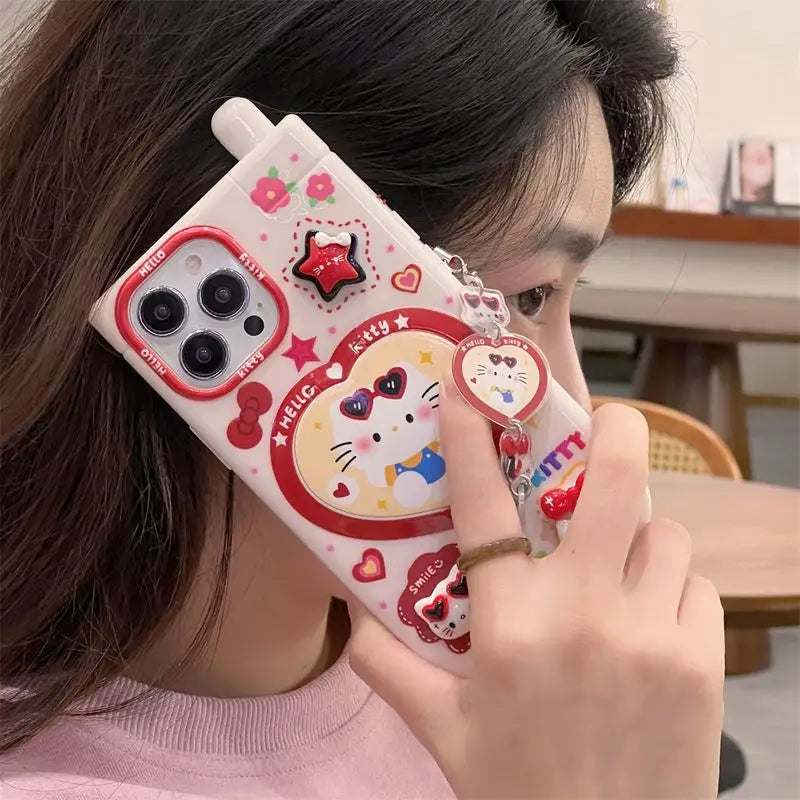 Chic Heart Mirror Case
