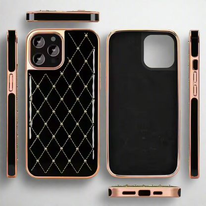 Classic Quilted Diamond Pattern Case