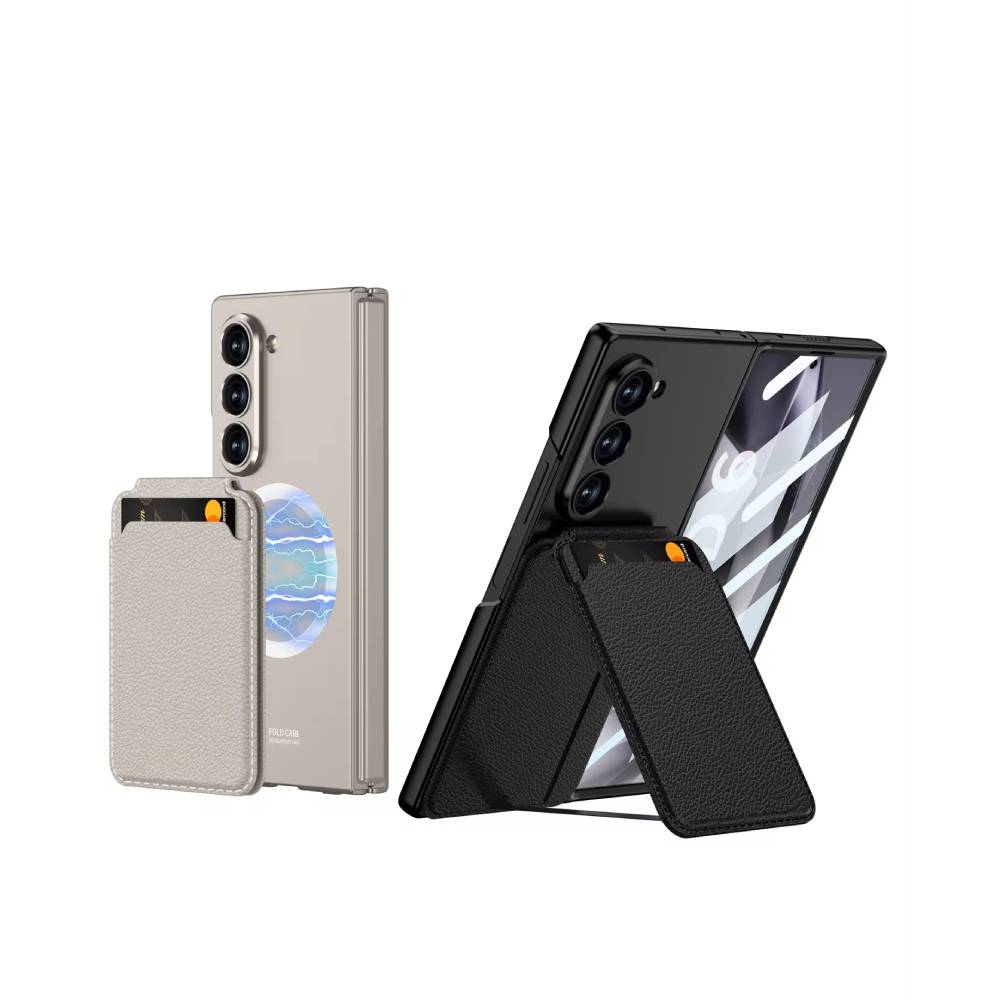 Prestigious Plaid Pattern Leather Case - Samsung
