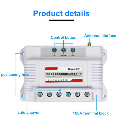 380V Three-Phase Remote Control Switch for Agricultural Pumps