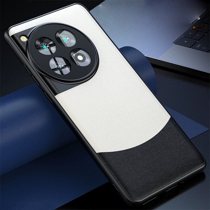Chic Silicone Armor Leather Protect Case - OnePlus