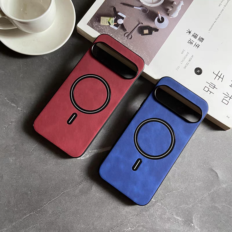 Deluxe Suede Leather Magsafe Case - Google
