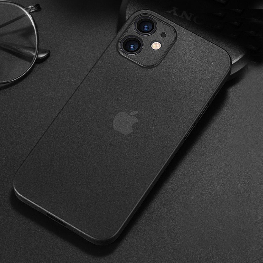 iPhone 12 Ultra-Thin Matte Paper Back Case