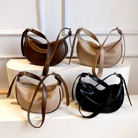 Modern Crescent Hobo Bag