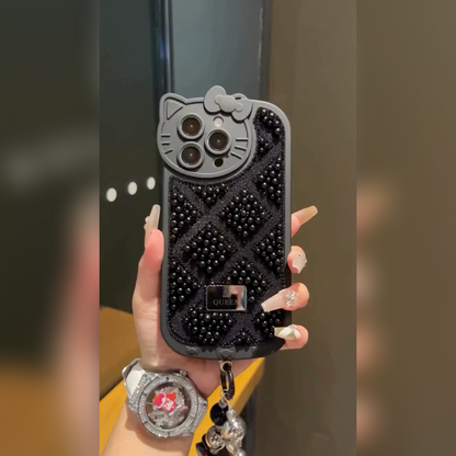 Kitty Luxe Glam Pearl Case