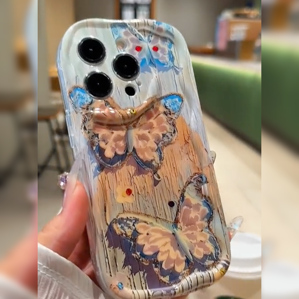 Bling Butterfly Glossy Case