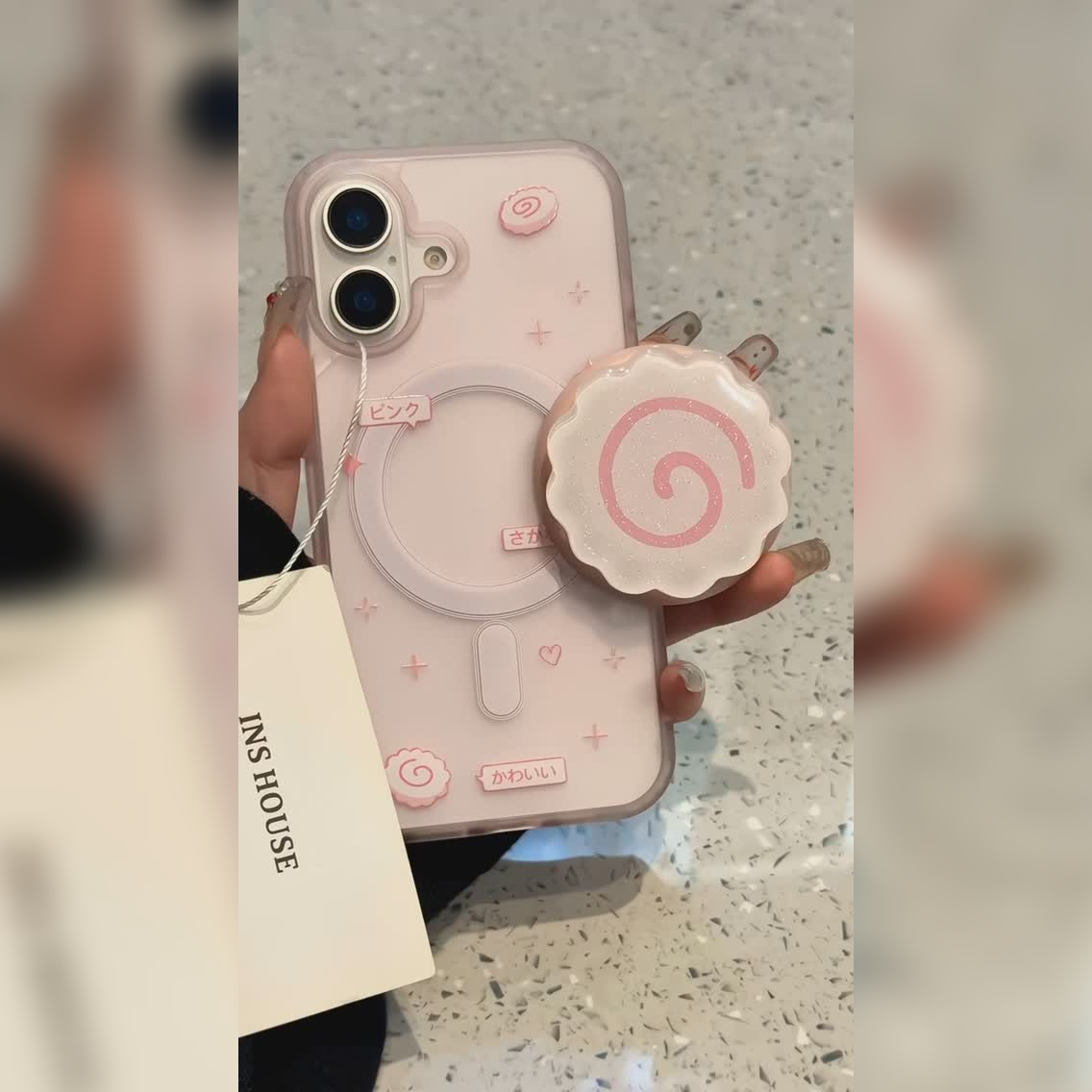 Blush Pop Charm case