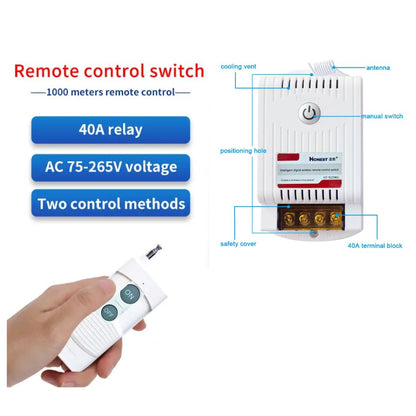 Long Distance 1527 Learning Receiver Transmitter Remote Combo