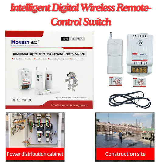 Long Distance 1527 Learning Receiver Transmitter Remote Combo