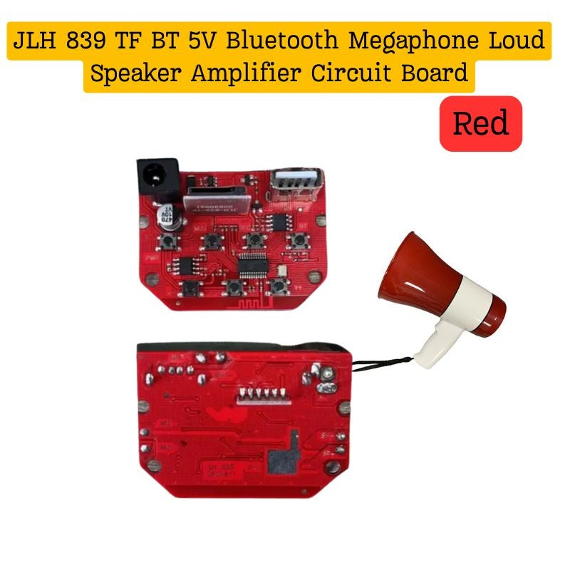 Megaphone Loud Speaker Bluetooth Circuit Board