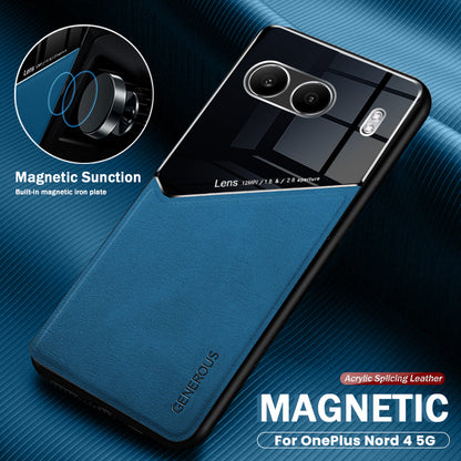 OnePlus Nord 4 Vintage Leather Magnetic Holder Case