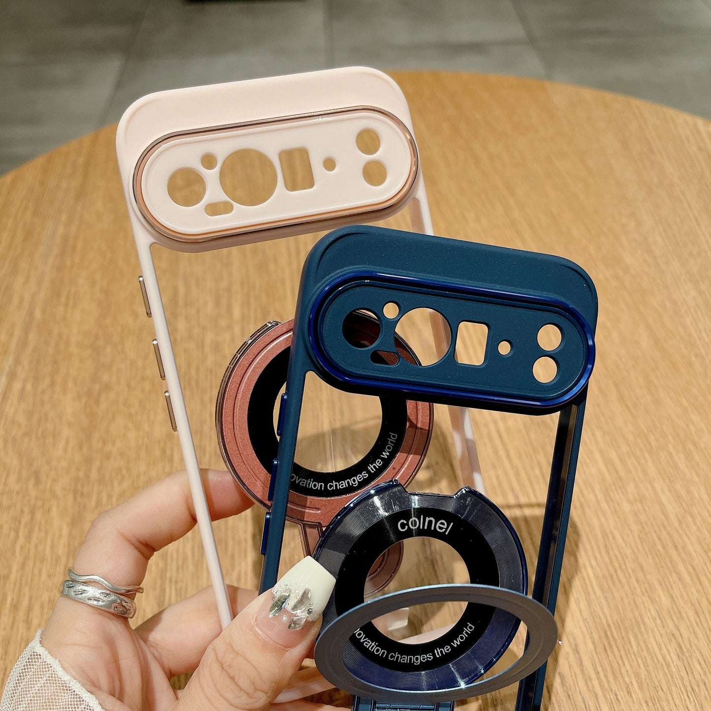 Translucent Rotating Ring Stand Case - Google