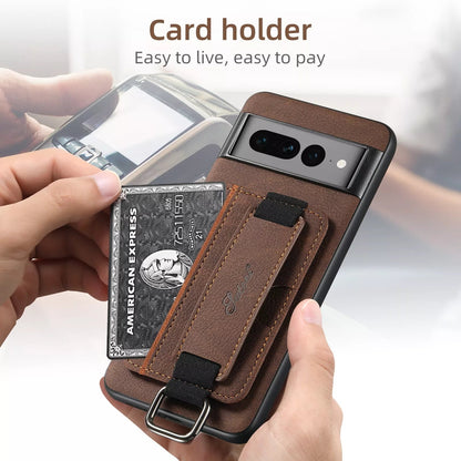 Premium Leather Belted Stand Case - Google