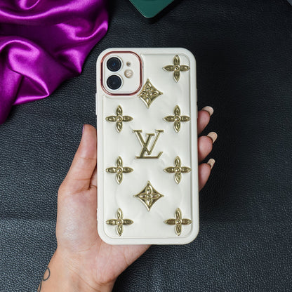 Luxury Brand Puff leather Phone Case - iPhone