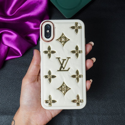 Luxury Brand Puff leather Phone Case - iPhone