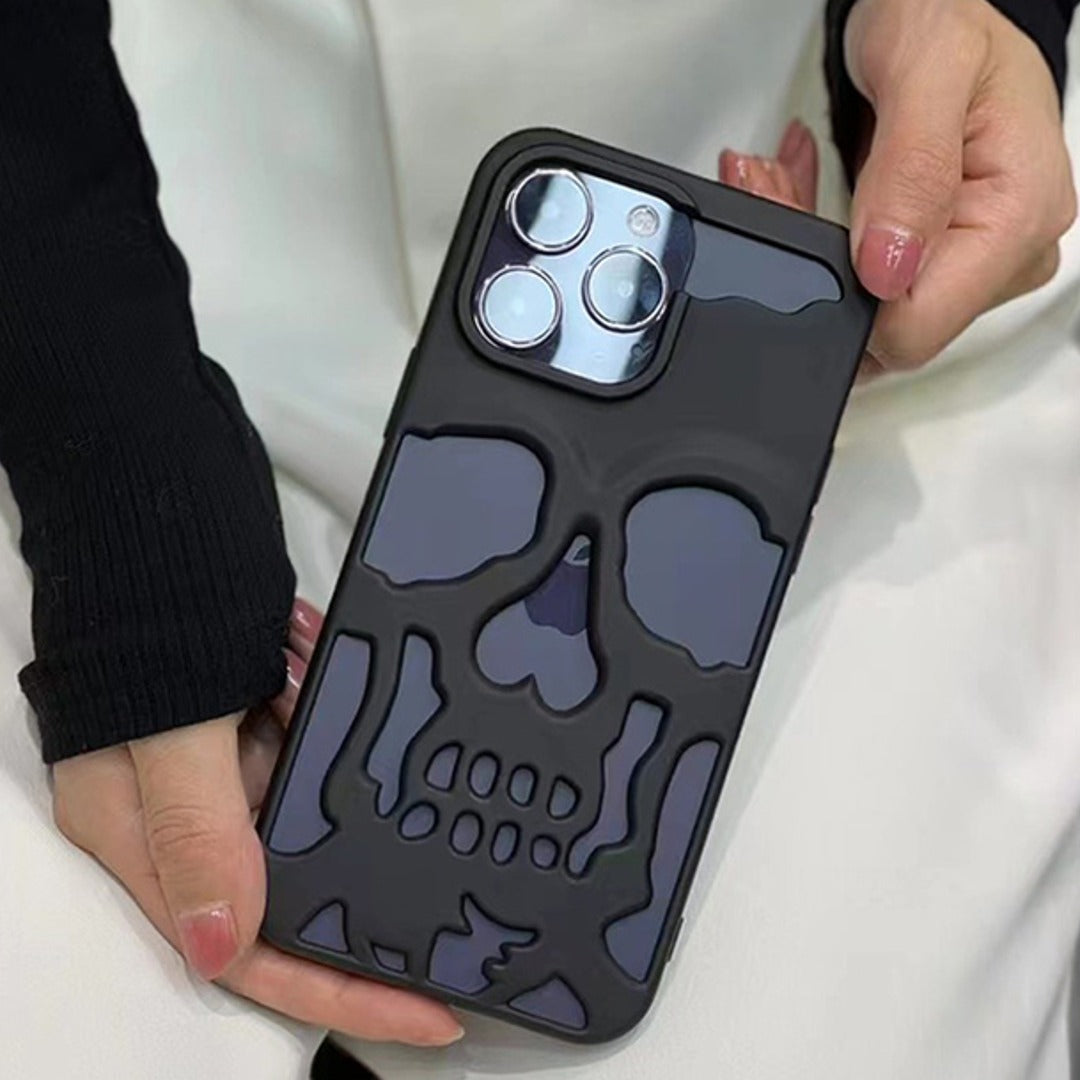 iPhone Series Hollow Skull Design Case