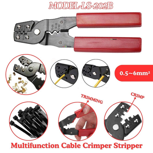 Connector Crimping & Stripping Tool for Precise Wire Connections