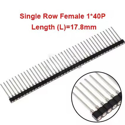 2.54mm Machined Headers Round Pins