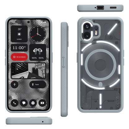 Contemporary Fortified Clear Magsafe Case - Nothing