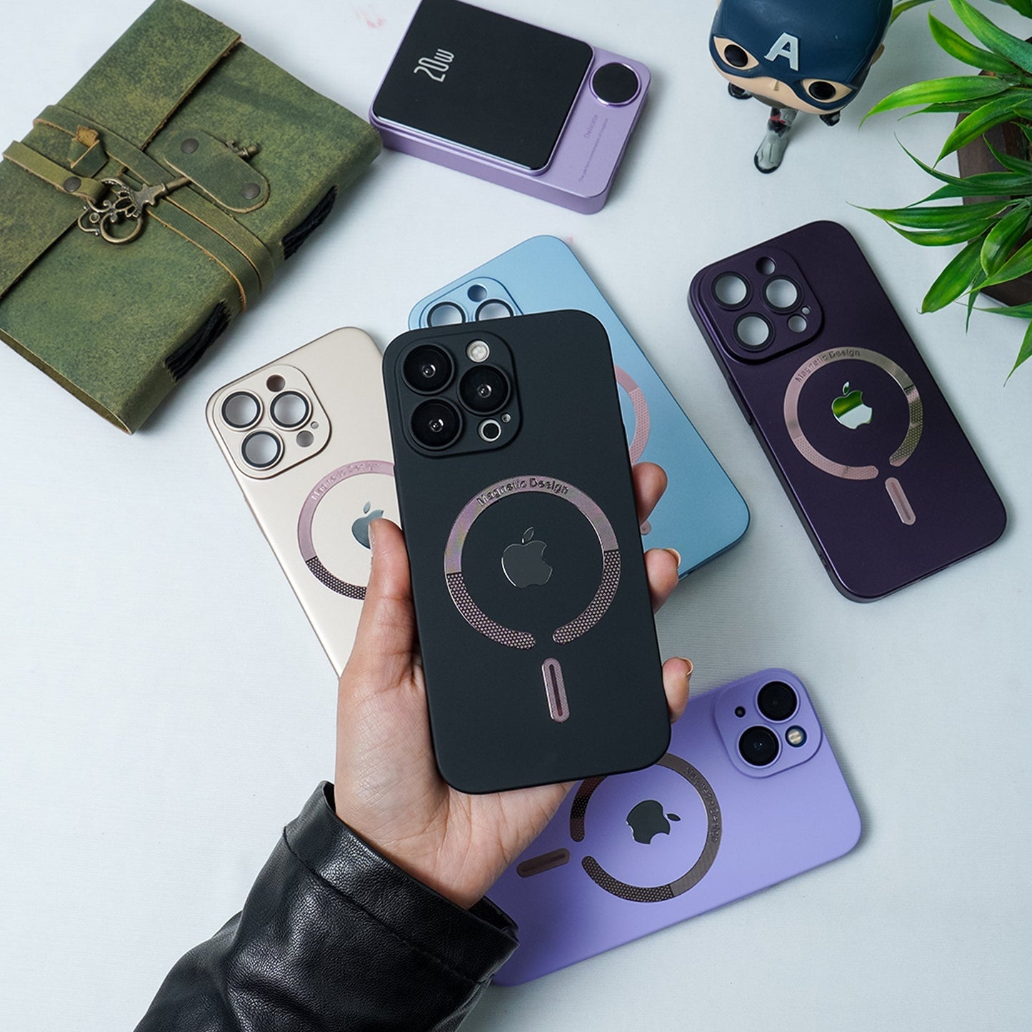 iPhone Series Magsafe Edition Matte Finish Camera Protective Case