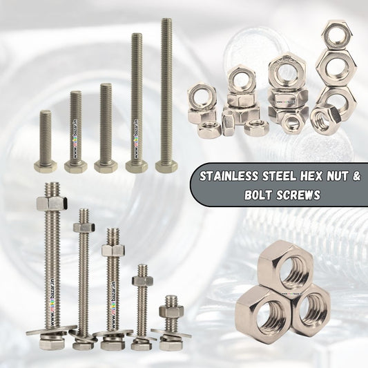 Stainless Steel Hex Nut & Bolt Screws