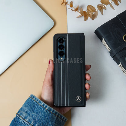 Galaxy Z Fold4 Mercedes Logo Design Case
