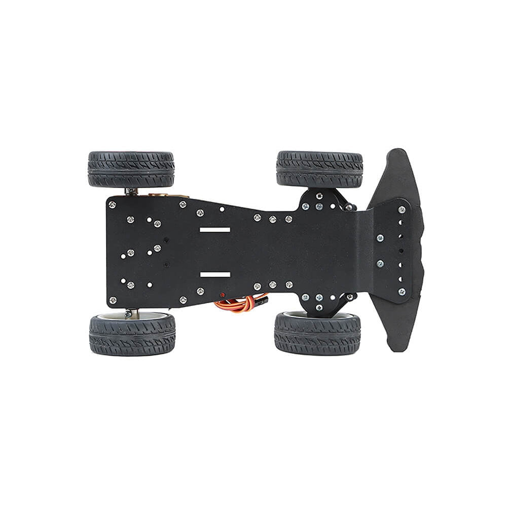 Metal chassis smart car chassis steering 4WD car rear drive metal motor PS2 control