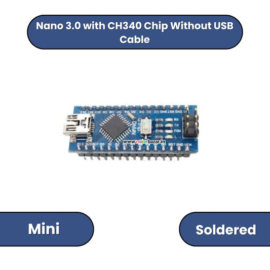 Nano 3.0 with CH340 Chip without USB cable