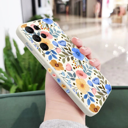 Floral Flourish Pattern Case - Samsung