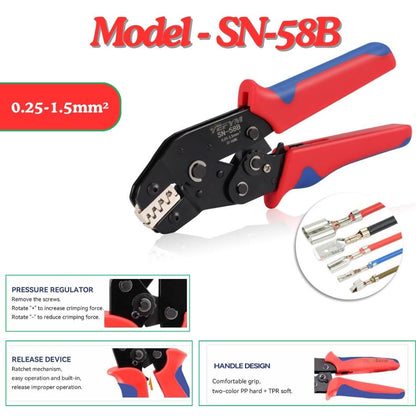 Connector Crimping & Stripping Tool for Precise Wire Connections