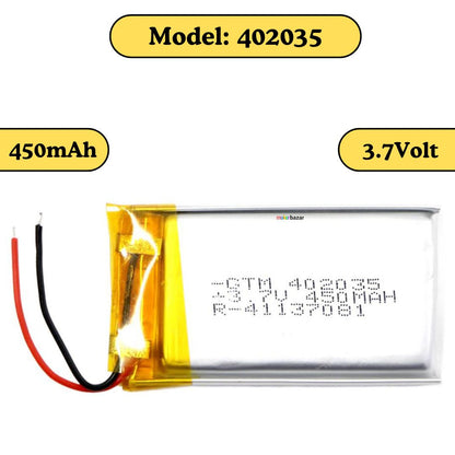 GTM: Lipo Battery - Single Cell Lithium Polymer Battery