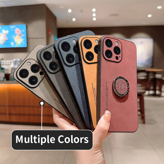 Dynamic Clock-Inspired Ring Stand Case - iPhone