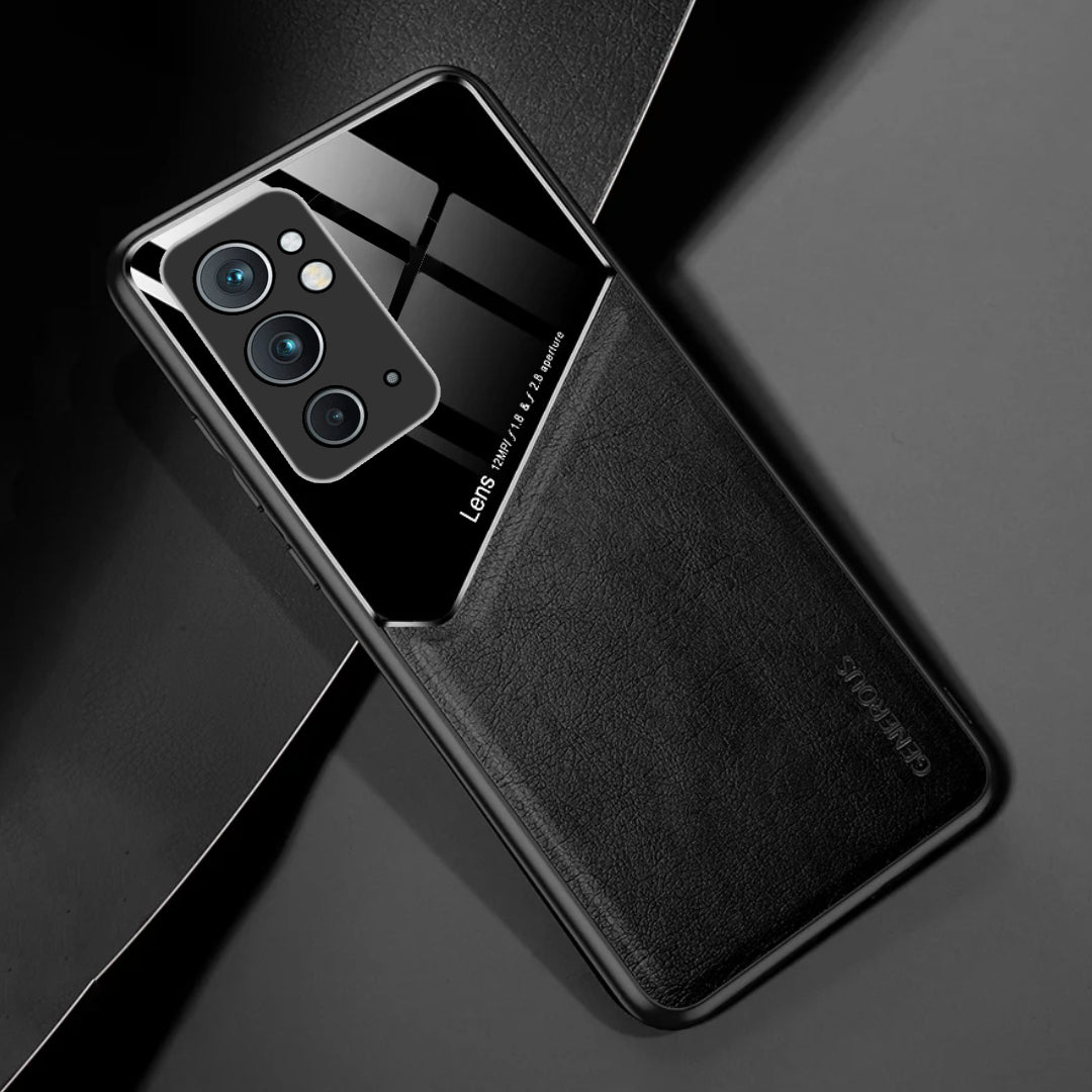 OnePlus 9 Series Vintage Leather Magnetic Holder Case