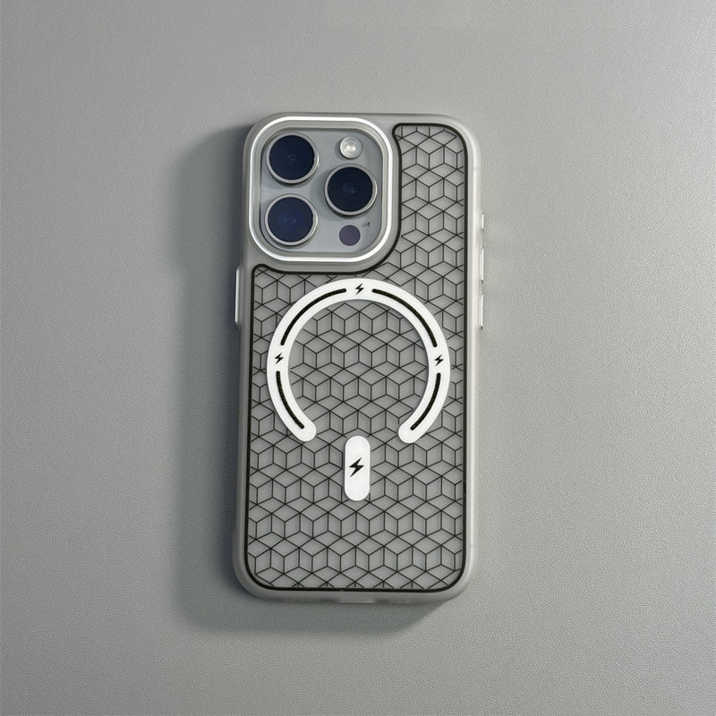 Dynamic 3D Hexagonal MagSafe Case - iPhone