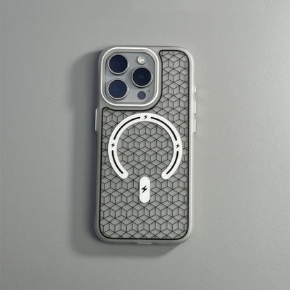 Dynamic 3D Hexagonal MagSafe Case - iPhone