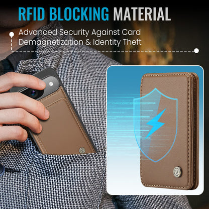 Compact Leather Wallet Case - Google
