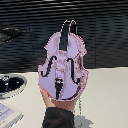 Stylish Violin Charm Sling Bag