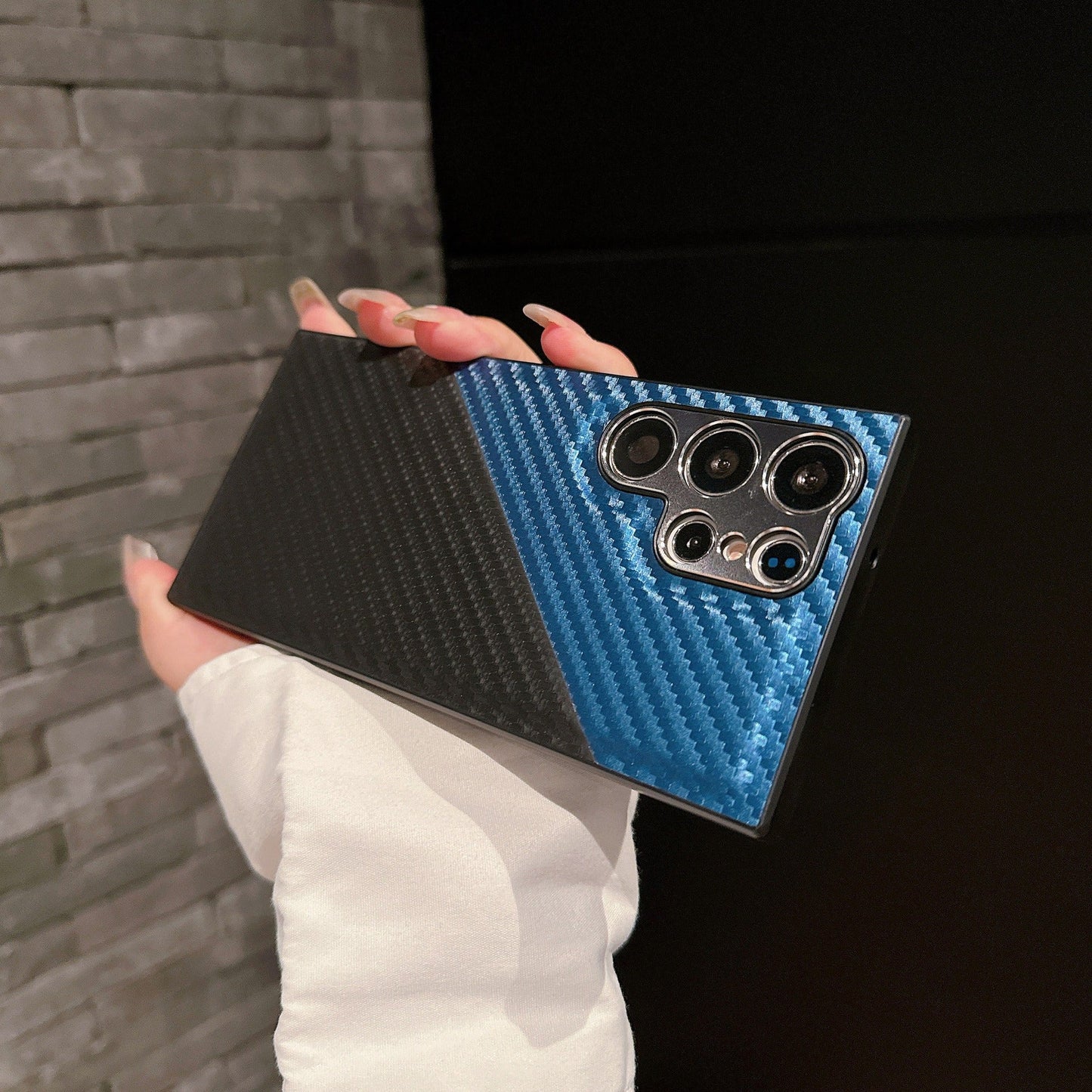 Sleek Business Carbon Splicing Fusion Case - Samsung