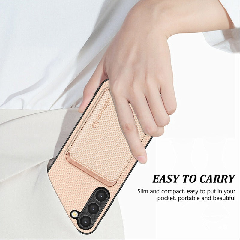 Galaxy S series Stylish Craft Woven Pattern Magsafe Case