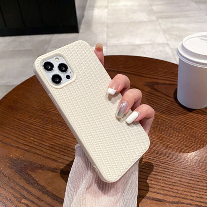 Vivid Woven Textured Stripes Case - iPhone