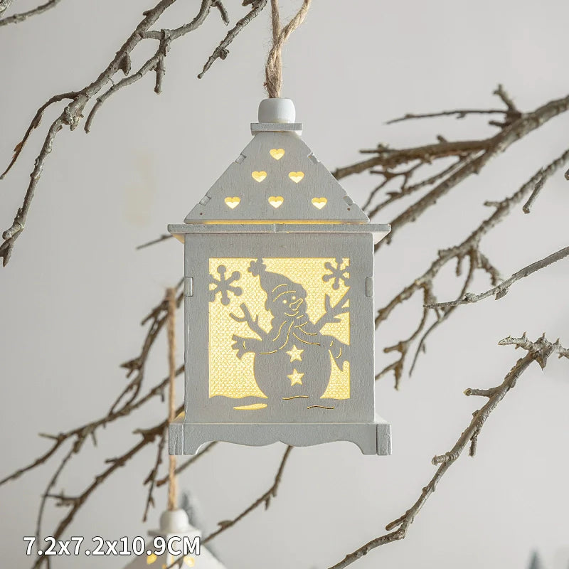 Winter Landscape Led Small House Desktop Decoration Christmas