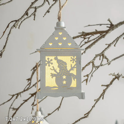 Winter Landscape Led Small House Desktop Decoration Christmas