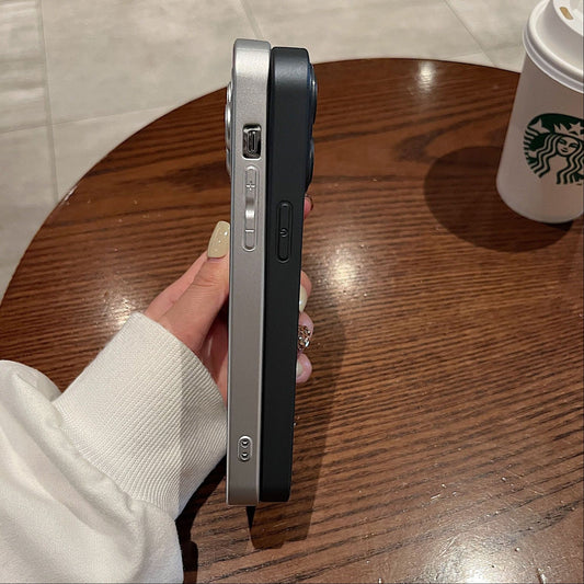 Built-in Laser Film Lens Protective Case- iPhone