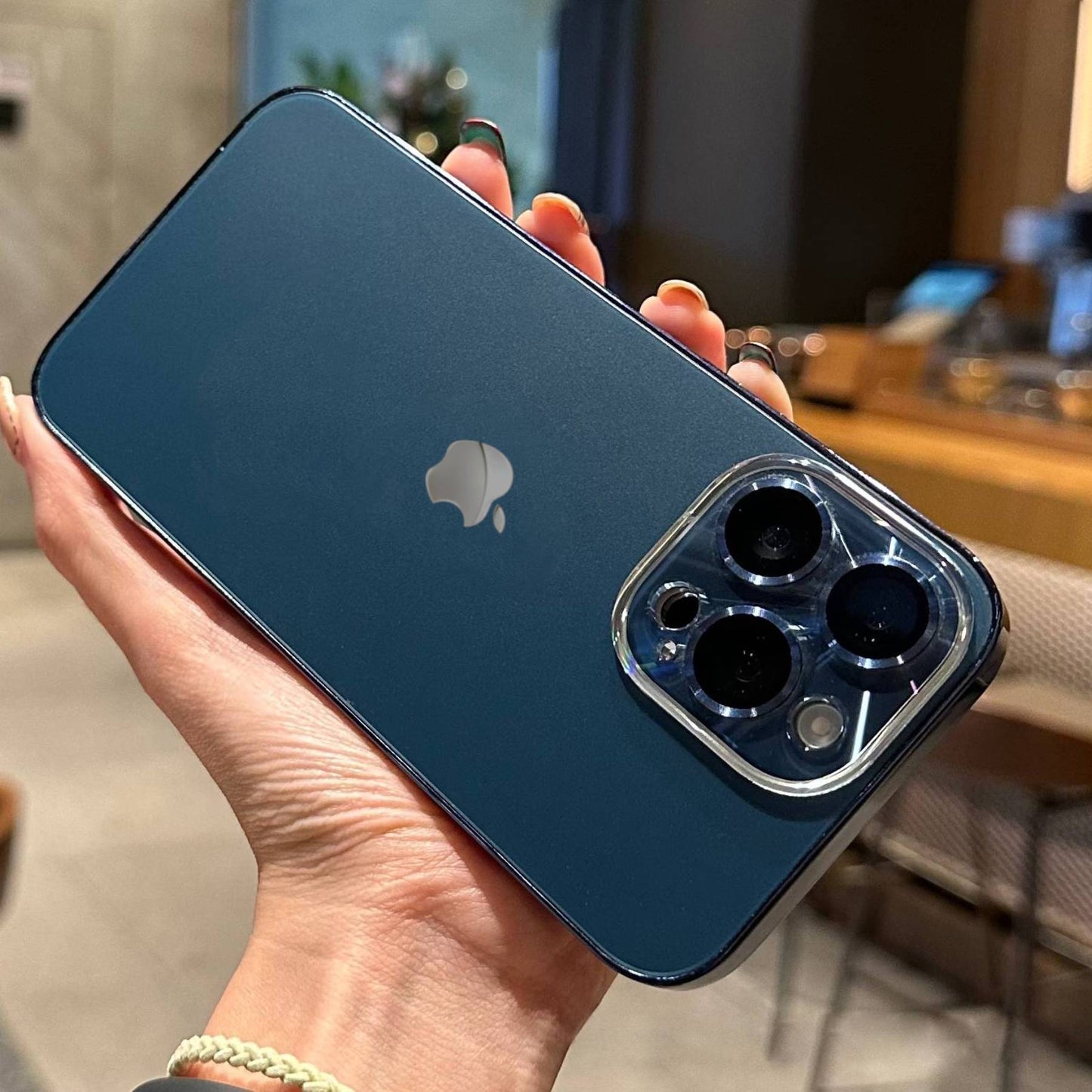 Frosted Satin Matte Glass Lens Case - iPhone