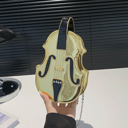 Stylish Violin Charm Sling Bag