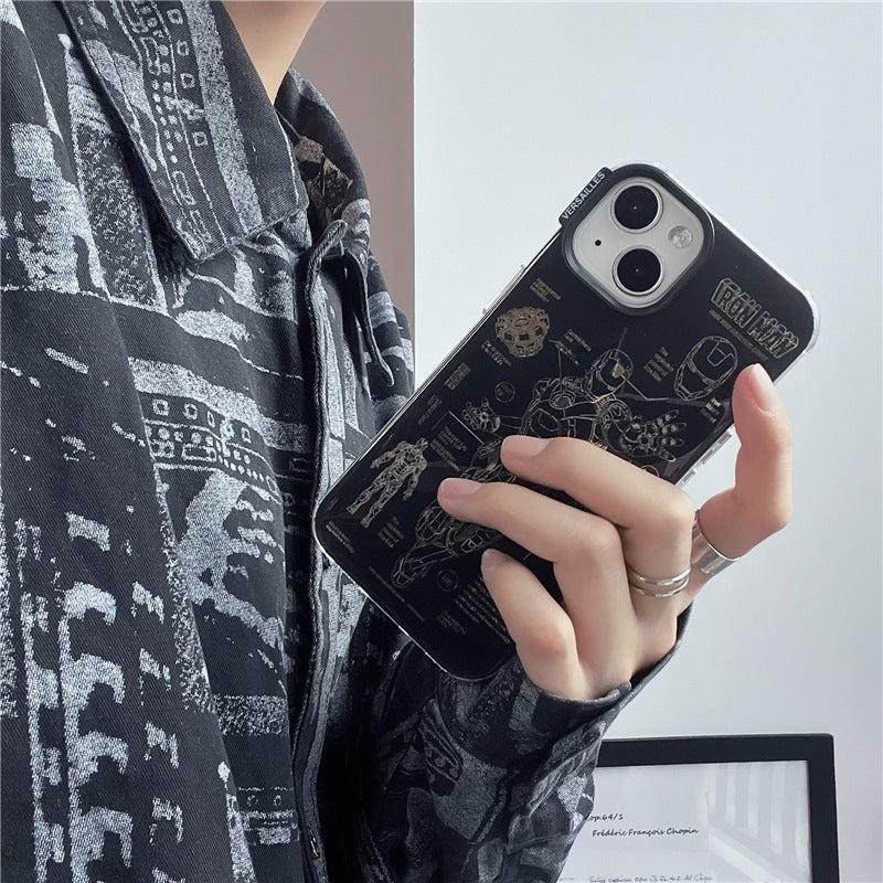 Urban Acrylic Illustration Fashion Case - iPhone