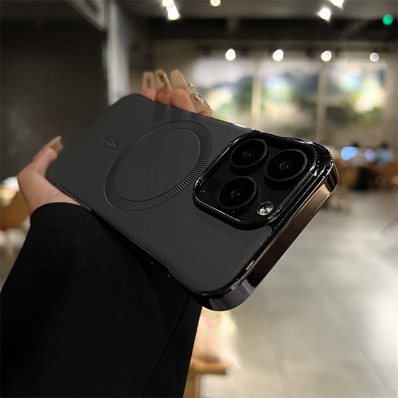 Frameless Magsafe Leather Case - iPhone
