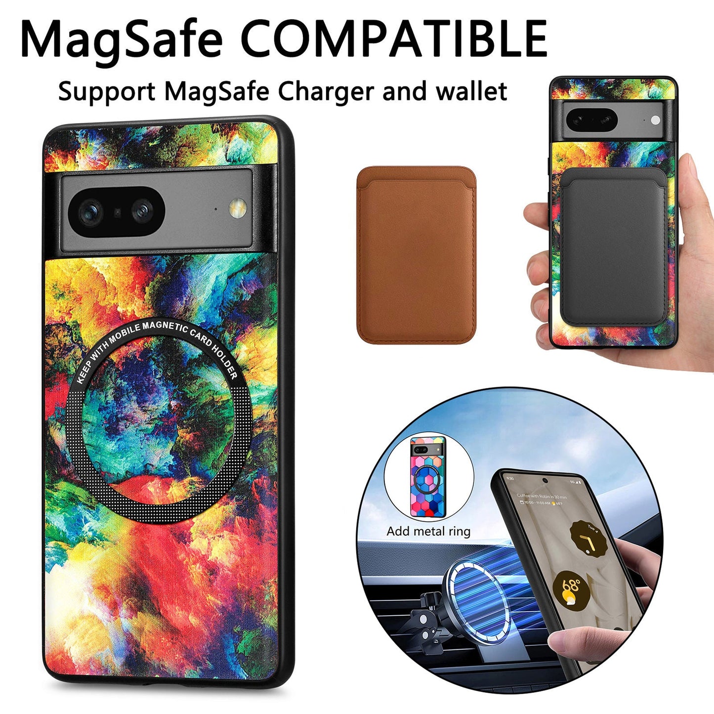 Geometric Full Coverage Magsafe Case - Google
